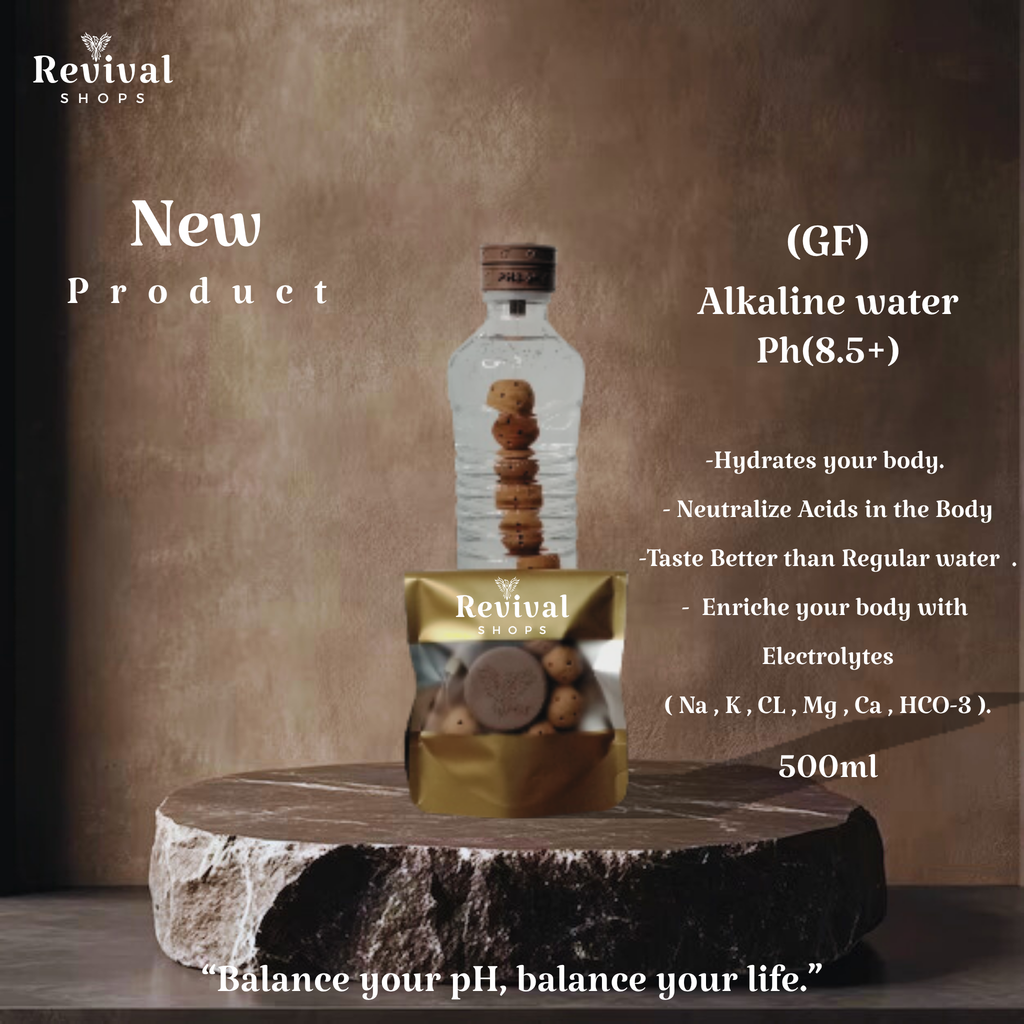 G-Filter "GF" - Alkaline Water pH ( 8.5+) + Electrolytes for Water Bottle , 450 Refills / 3 Months,500ml.