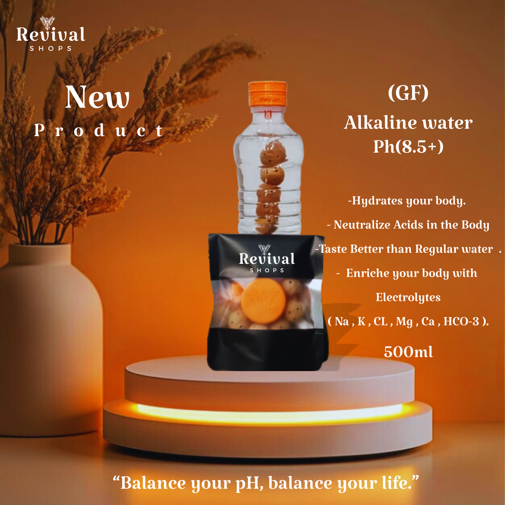 G-Filter "GF" - Alkaline Water pH ( 8.5+) + Electrolytes for Water Bottle , 450 Refills / 3 Months,500ml.
