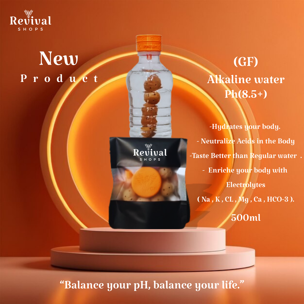 G-Filter "GF" - Alkaline Water pH ( 8.5+) + Electrolytes for Water Bottle , 450 Refills / 3 Months,500ml.