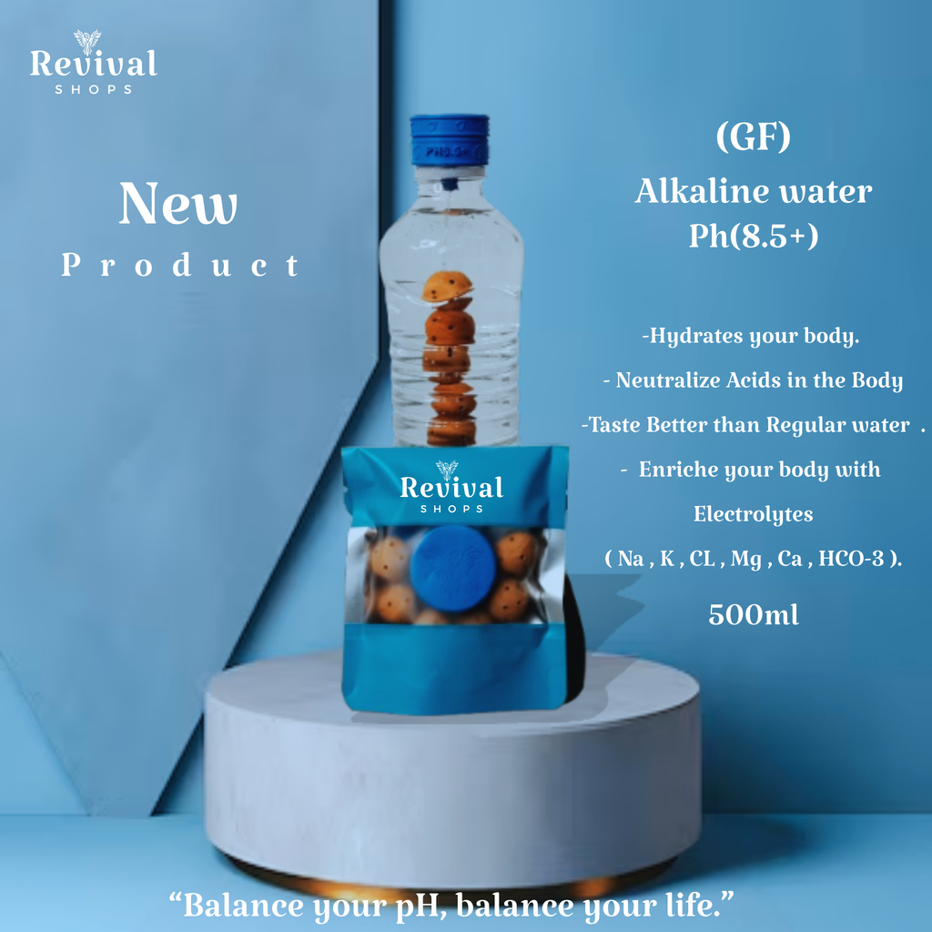 G-Filter- "GF"  Alkaline Water pH ( 8.5+) + Electrolytes for Water Bottle , 450 Refills / 3 Months,500ml.
