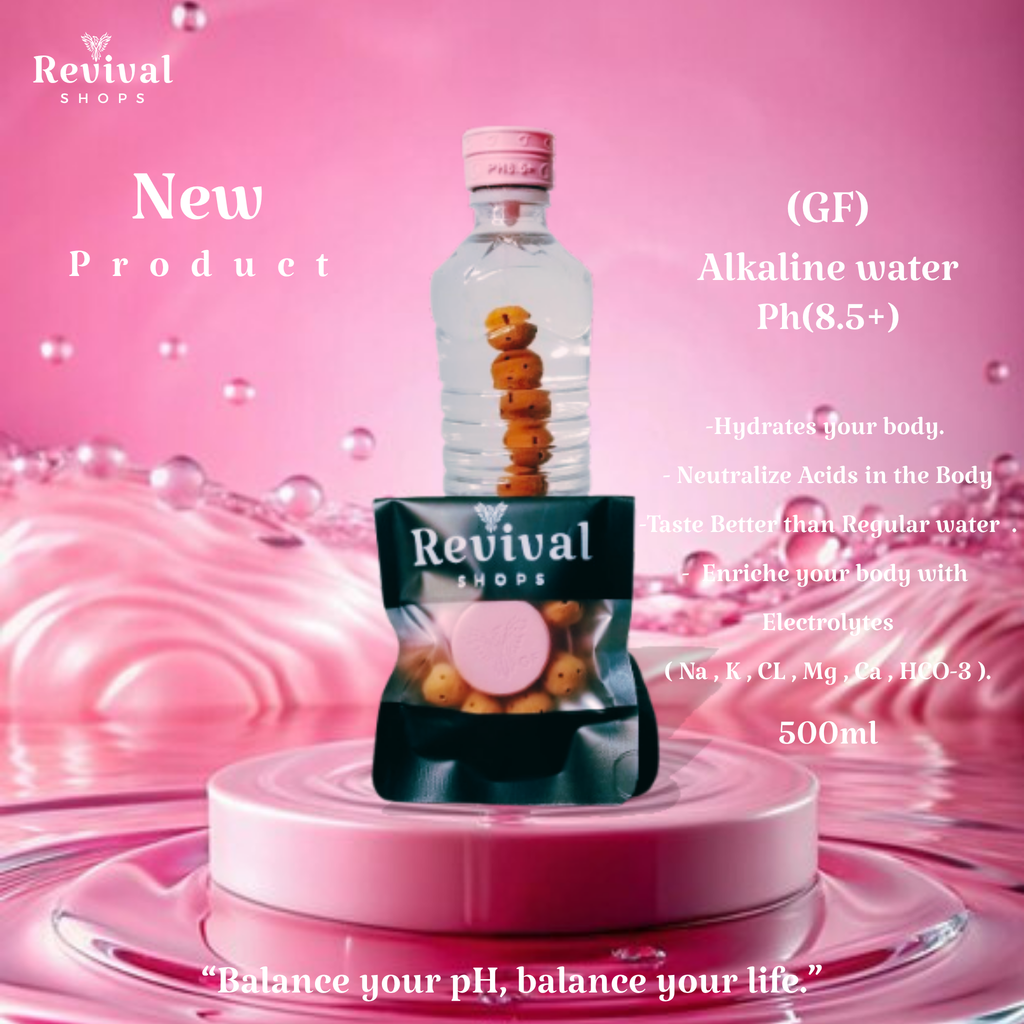 G-Filter "GF" - Alkaline Water pH ( 8.5+) + Electrolytes for Water Bottle , 450 Refills / 3 Months,500ml.