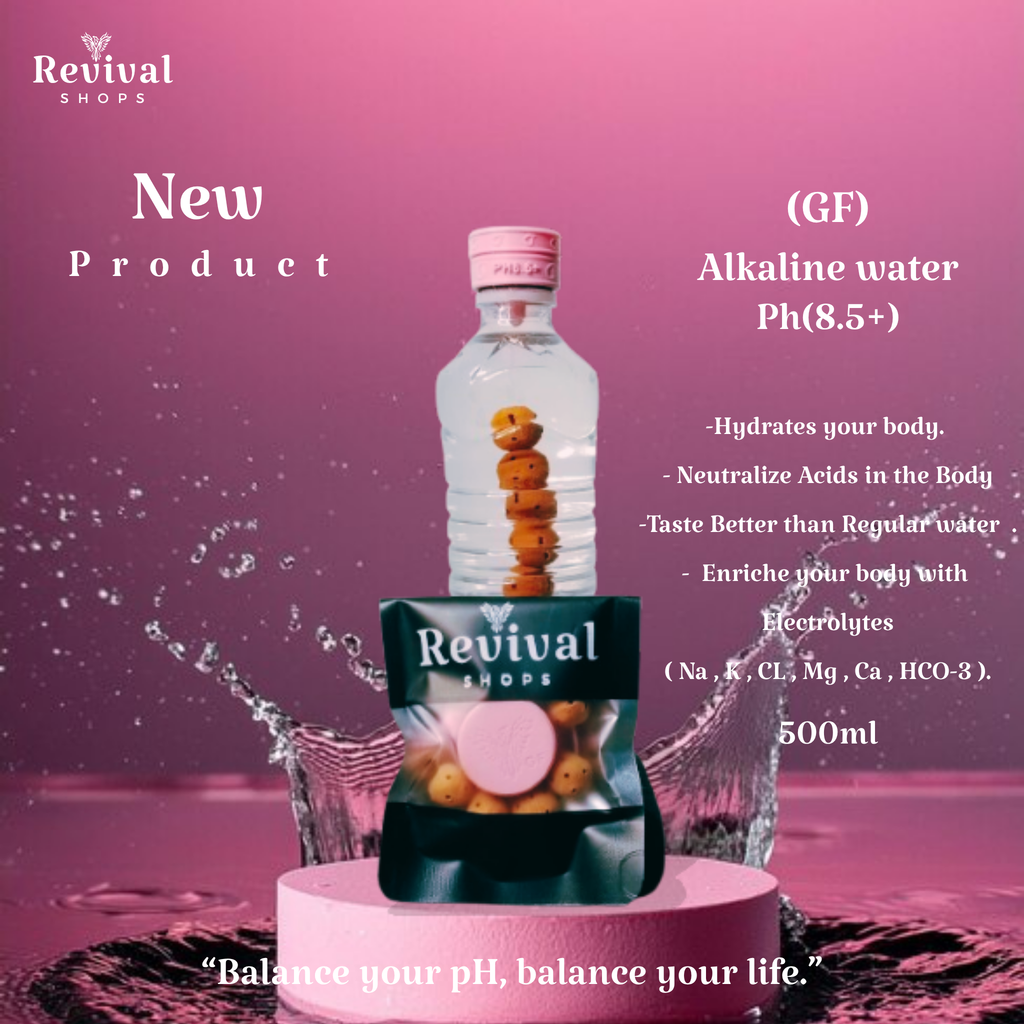 G-Filter "GF" - Alkaline Water pH ( 8.5+) + Electrolytes for Water Bottle , 450 Refills / 3 Months,500ml.