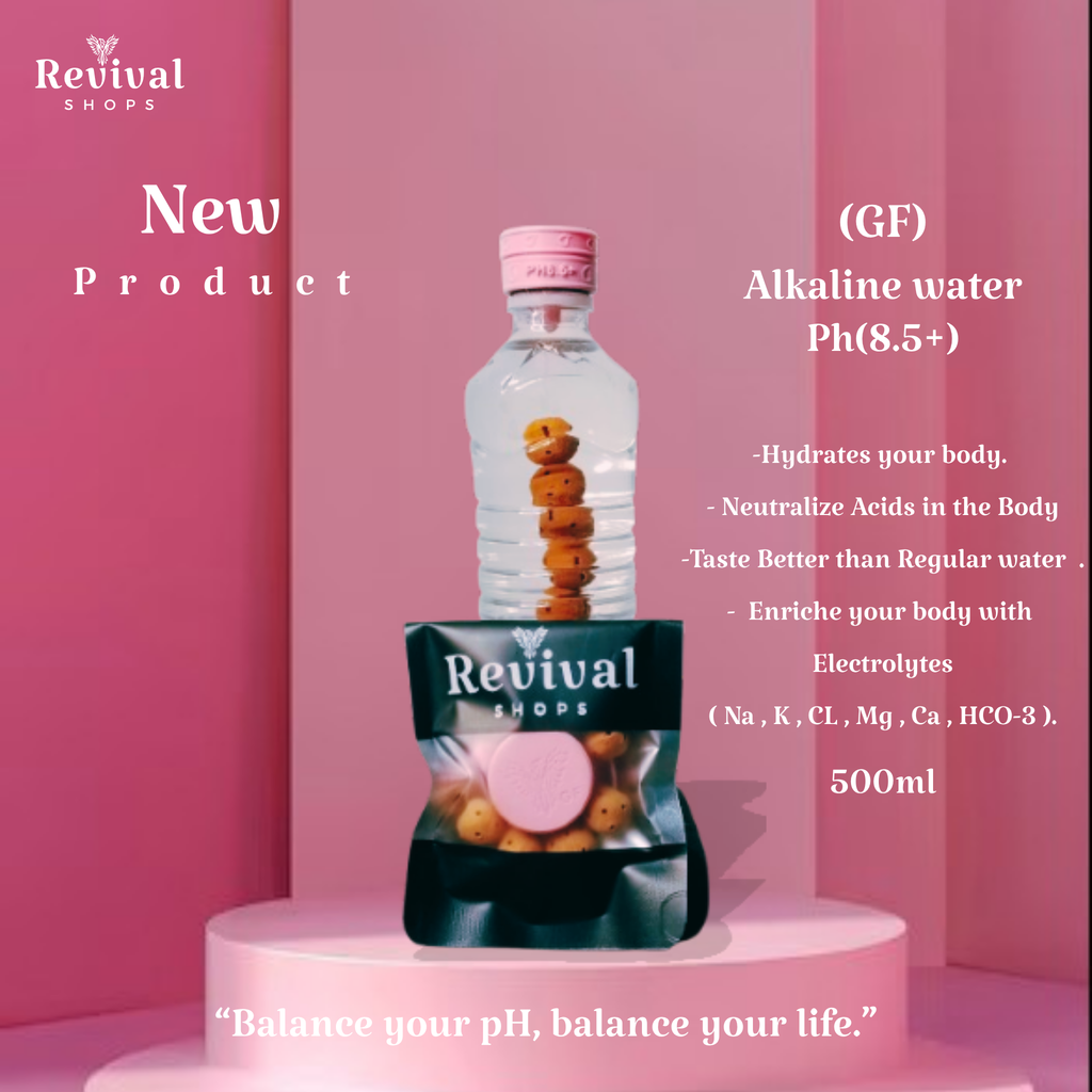 G-Filter "GF" - Alkaline Water pH ( 8.5+) + Electrolytes for Water Bottle , 450 Refills / 3 Months,500ml.