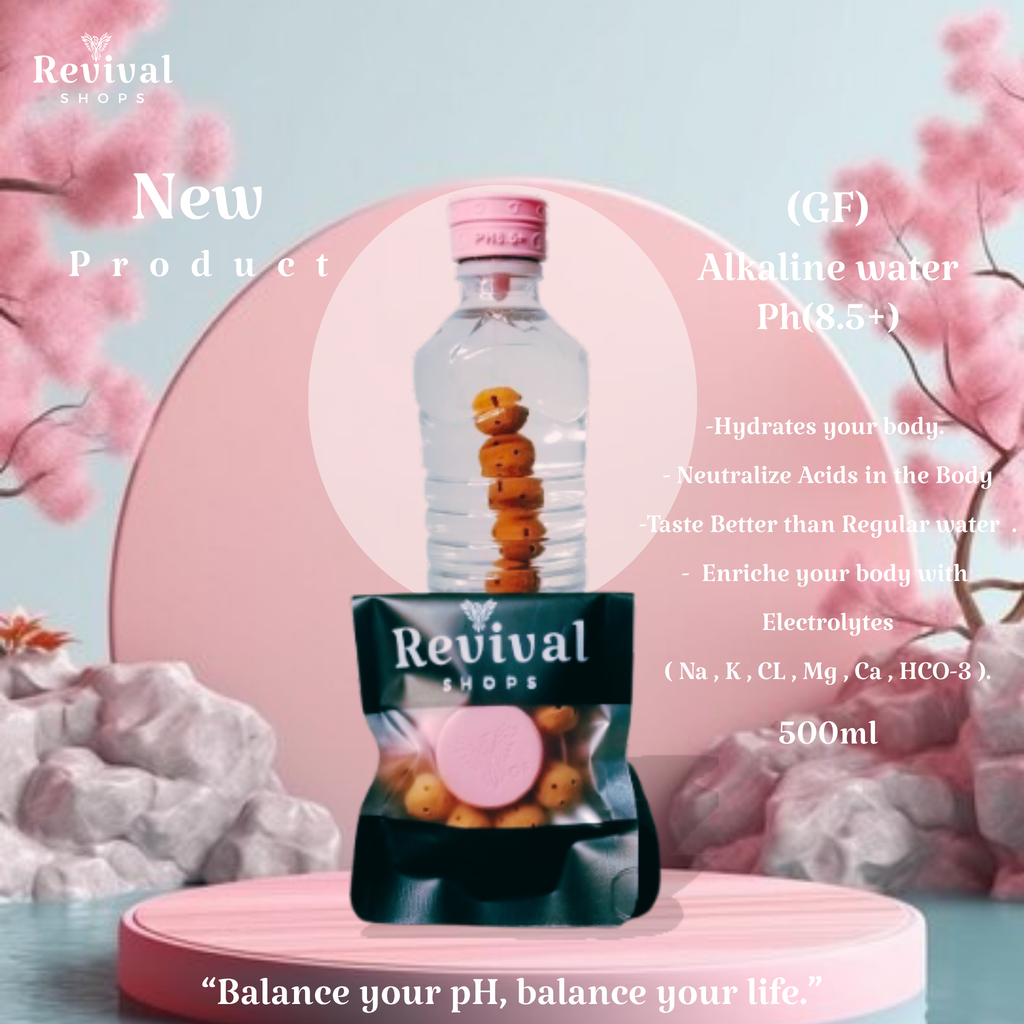 G-Filter "GF" - Alkaline Water pH ( 8.5+) + Electrolytes for Water Bottle , 450 Refills / 3 Months,500ml.