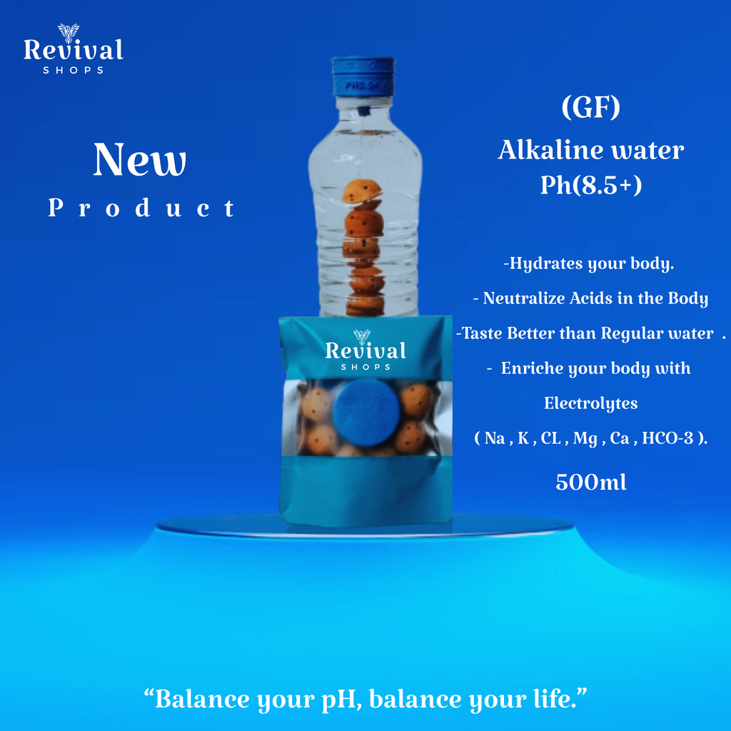 G-Filter- "GF"  Alkaline Water pH ( 8.5+) + Electrolytes for Water Bottle , 450 Refills / 3 Months,500ml.