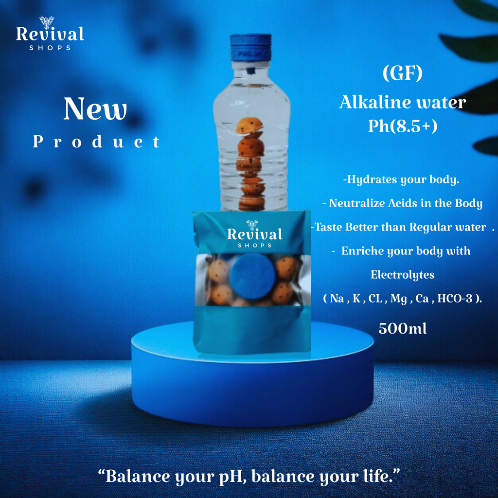 G-Filter- "GF"  Alkaline Water pH ( 8.5+) + Electrolytes for Water Bottle , 450 Refills / 3 Months,500ml.
